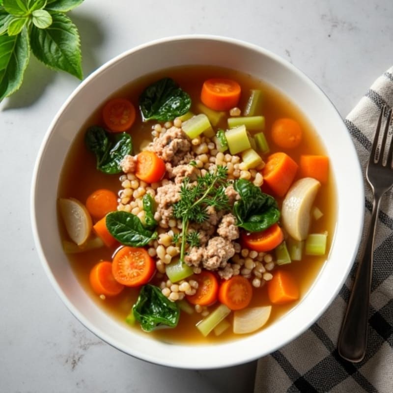 Hearty Turkey and Vegetable Soup