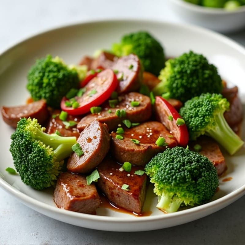 Ginger-Garlic Beef and Broccoli Stir-Fry