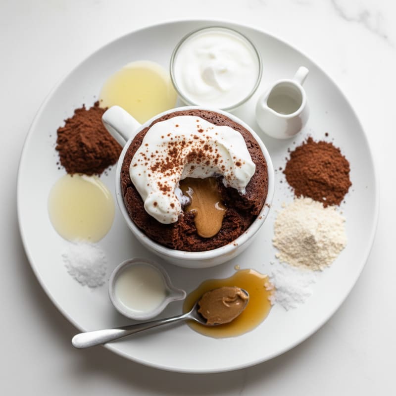 Decadent Chocolate Protein Mug Cake
