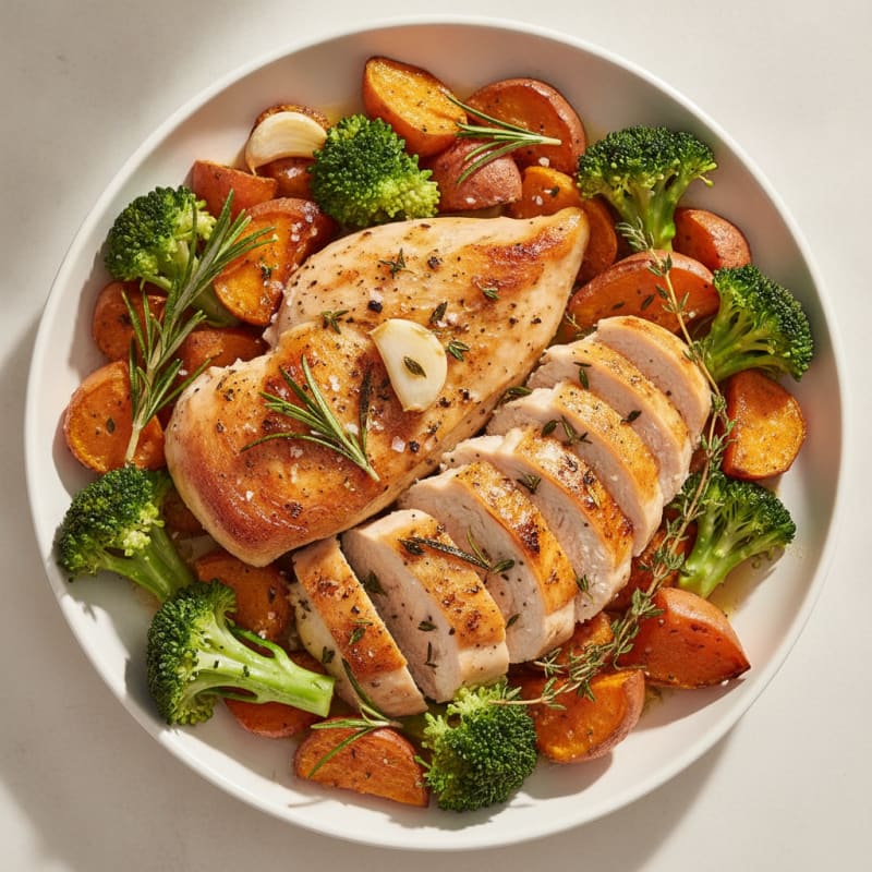 Garlic Herb Roasted Chicken