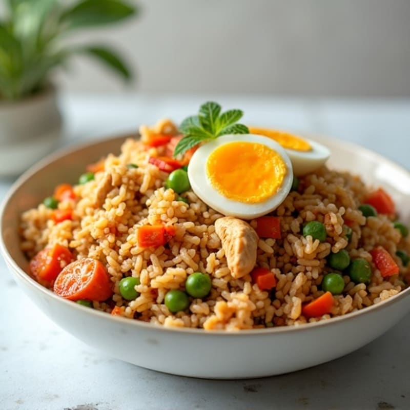 Healthy Chicken Fried Rice