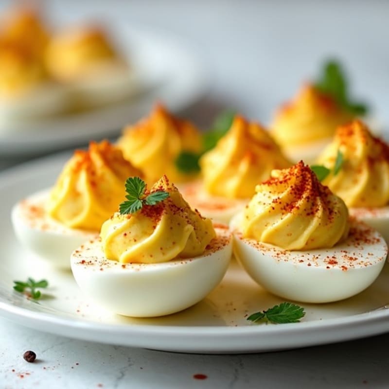 Creamy Greek Yogurt Deviled Eggs