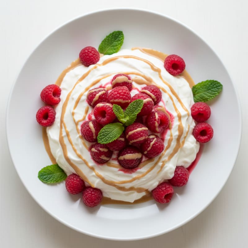 Silky Greek Yogurt Protein Mousse with Berries