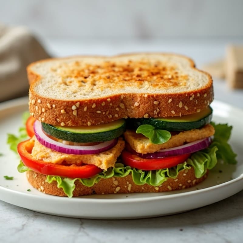 Hearty Grilled Veggie Sandwich