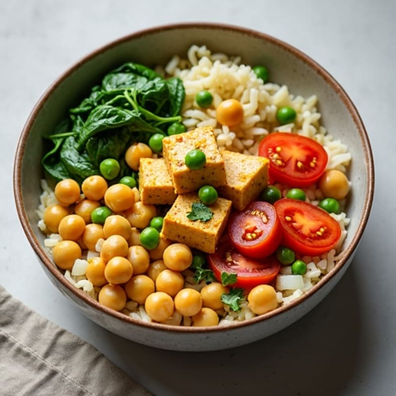 Creamy Coconut Chickpea and Spinach Curry