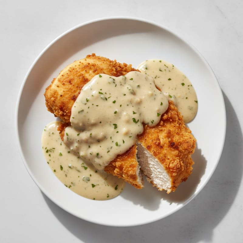 Buttermilk Fried Chicken with Creamy Gravy