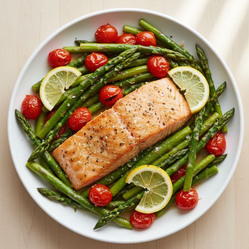 Sheet Pan Lemon Herb Salmon