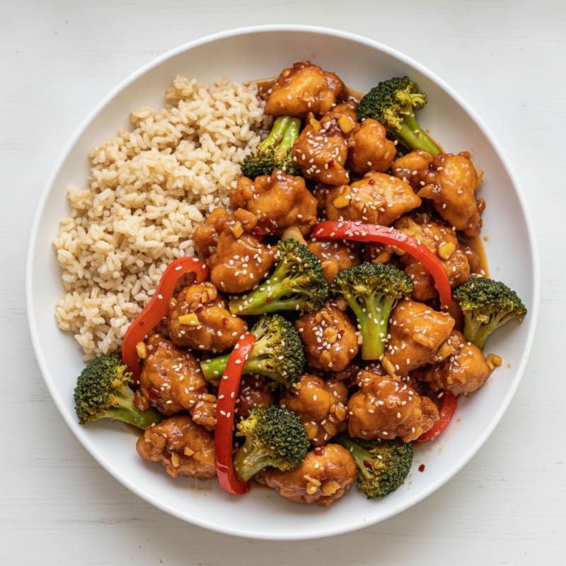Sweet and Savory General Tso's Chicken