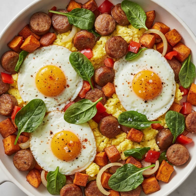 Hearty Grand Slam Breakfast Skillet