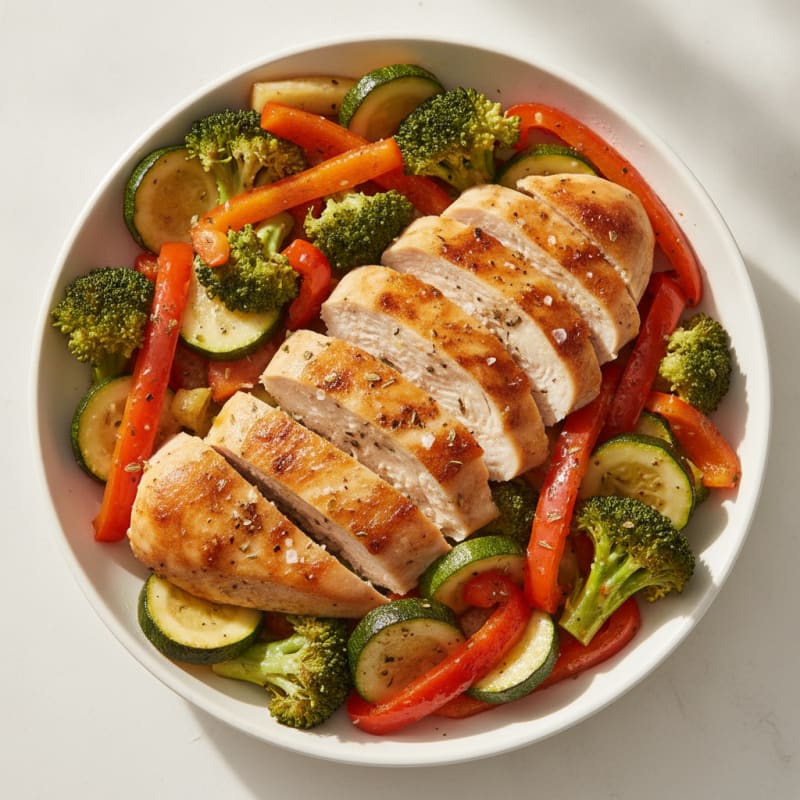 Sheet Pan Lemon Herb Chicken and Veggies