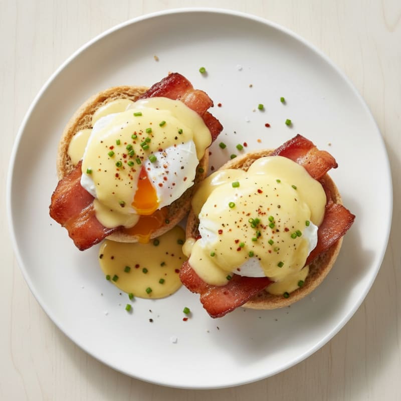 Creamy Classic Eggs Benedict with Zesty Hollandaise