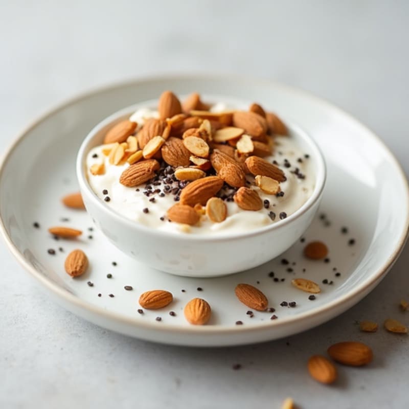 Greek Yogurt with Almond Butter and Chia Seeds