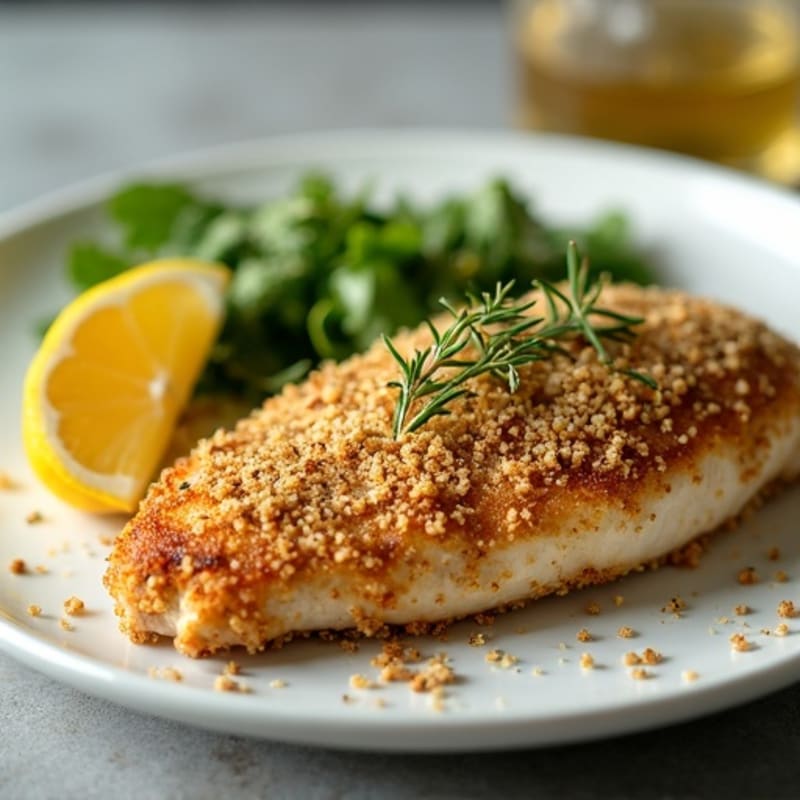 Herb-Crusted Pan Seared Chicken Breast