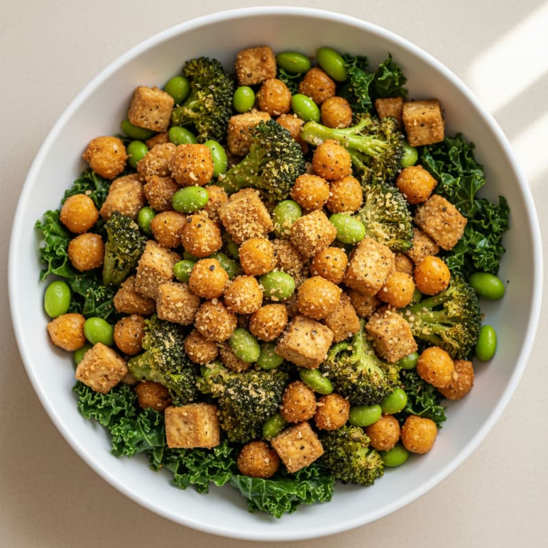 Roasted Chickpea & Veggie Buddha Bowl