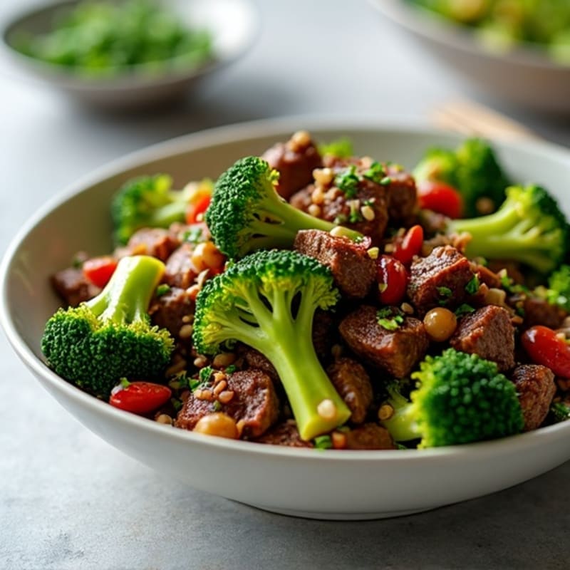 Ginger-Garlic Beef and Broccoli Stir-Fry