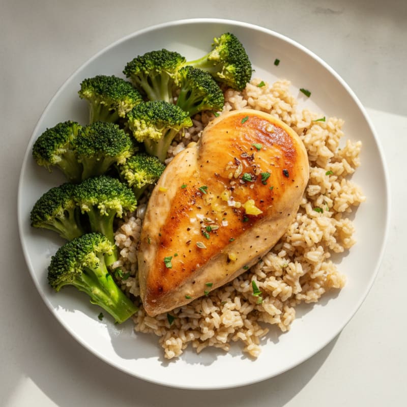 Lemon Herb Roasted Chicken and Rice