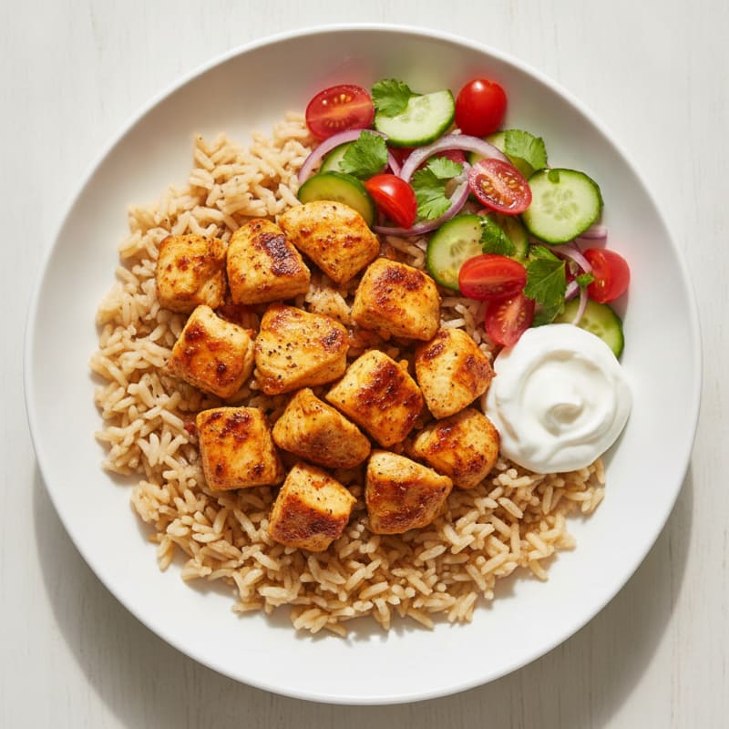 Chicken Shawarma Rice Bowl