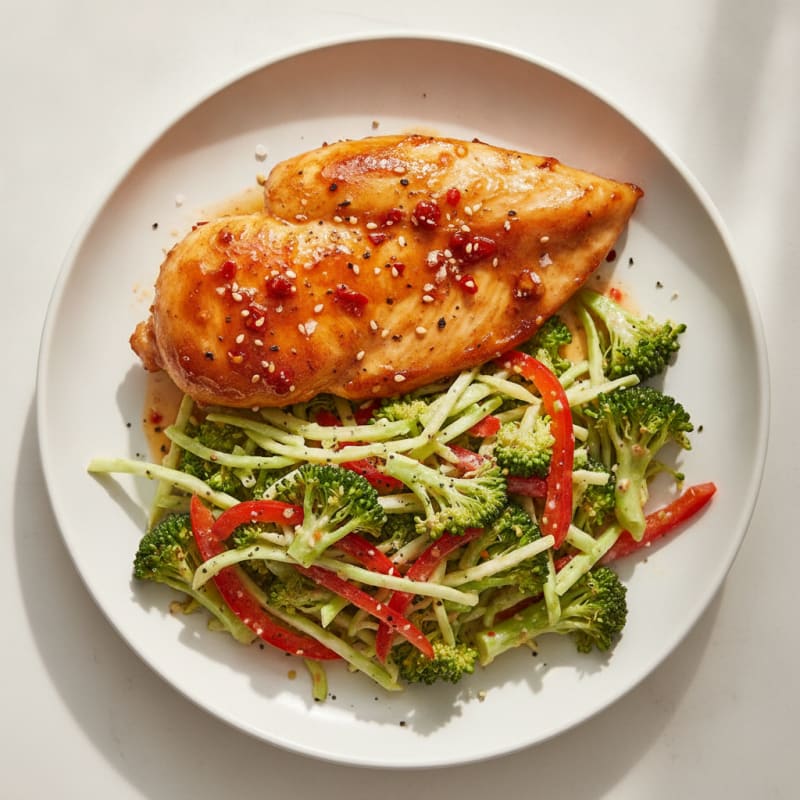 Sweet Chili Chicken & Broccoli Slaw
