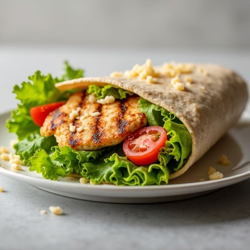 Grilled Chicken Crispy Caesar Wrap