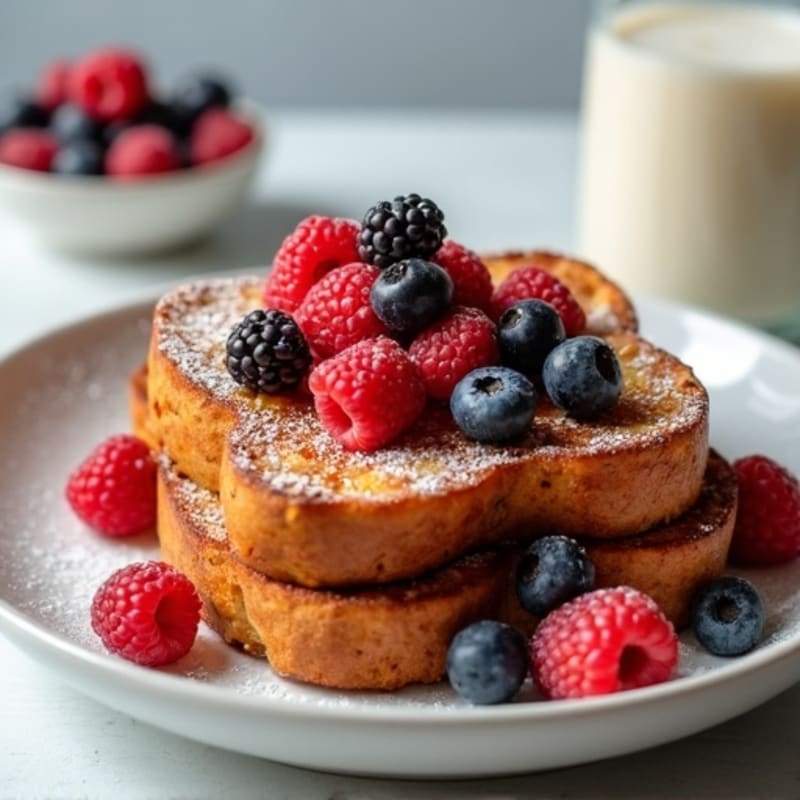 Protein-Rich Berry Baked French Toast