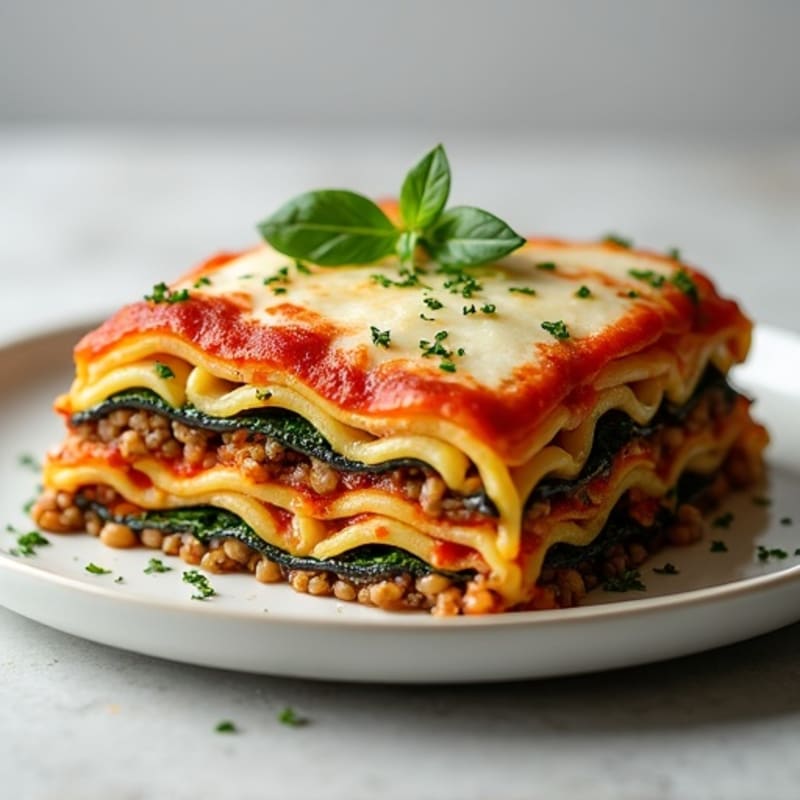 Healthy Layered Veggie Lasagna