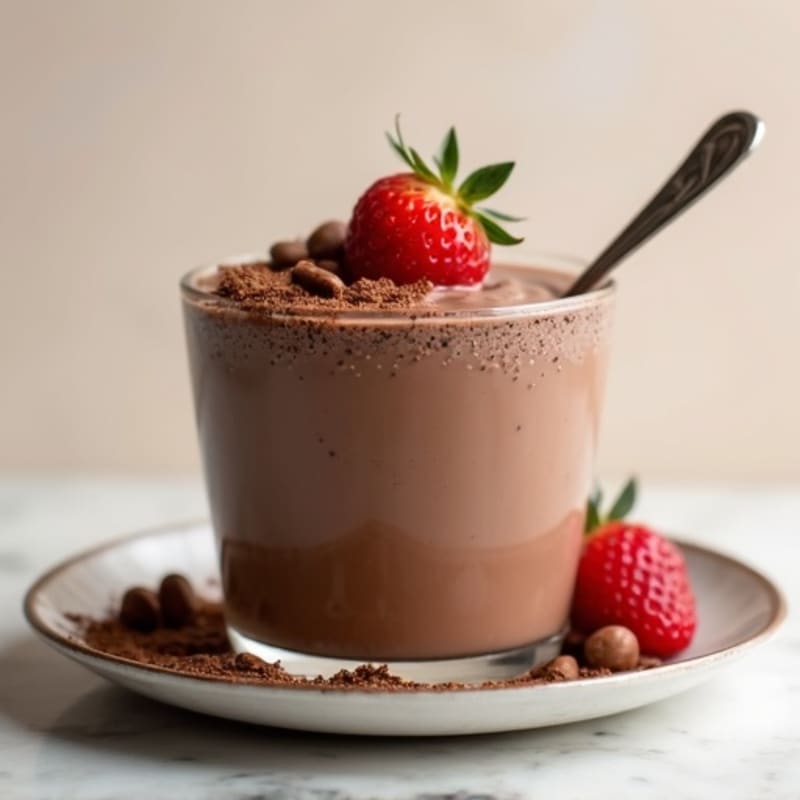 Silky Chocolate Protein Pudding