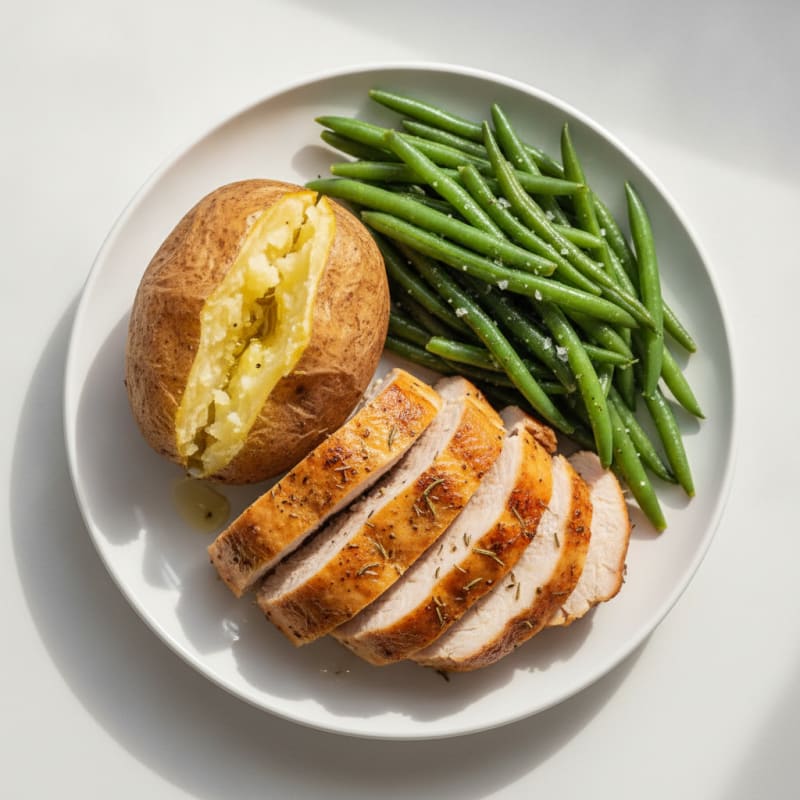 Herb-Baked Turkey and Potato