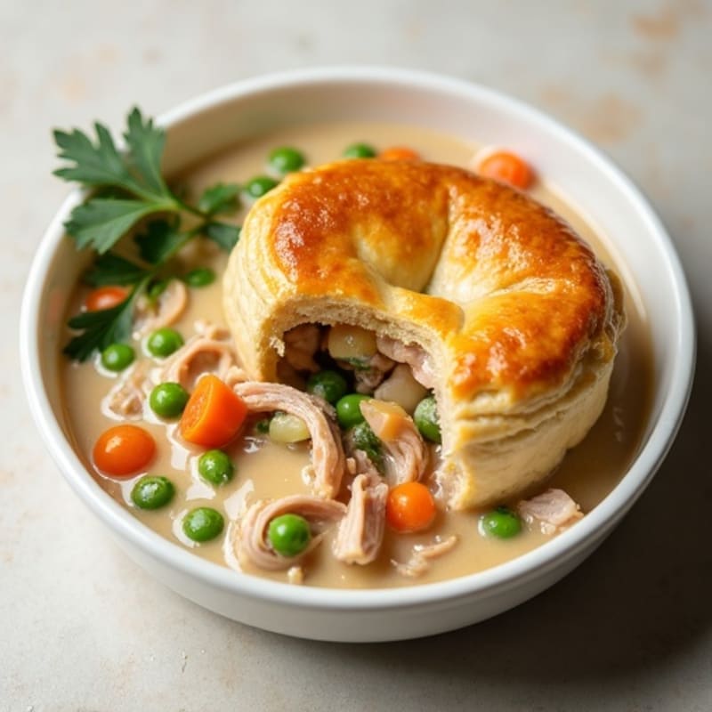 Creamy Herb-Roasted Turkey Pot Pie