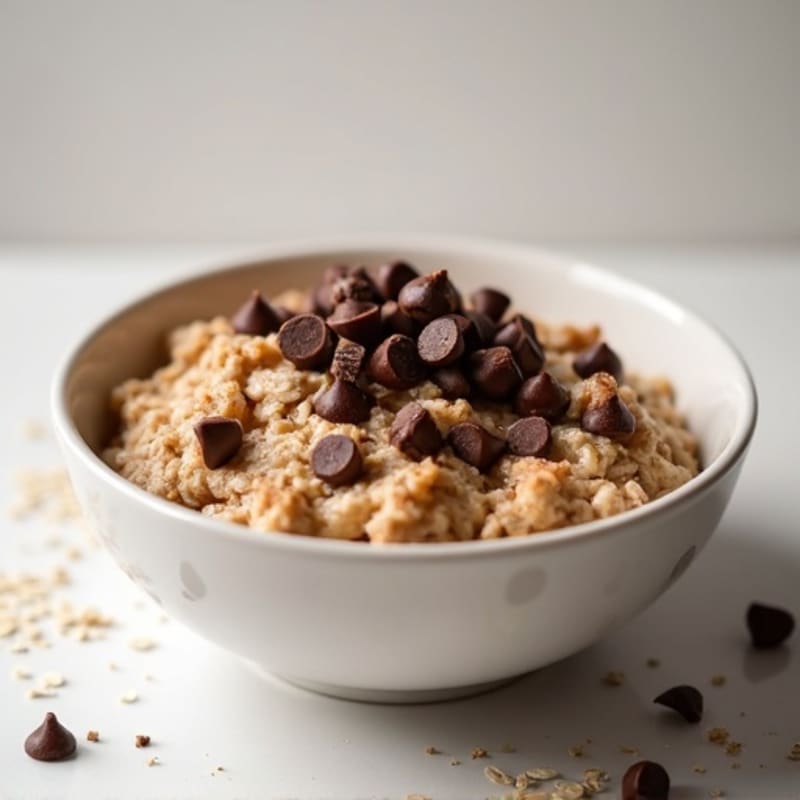 Creamy Chocolate Chip Protein Baked Oats