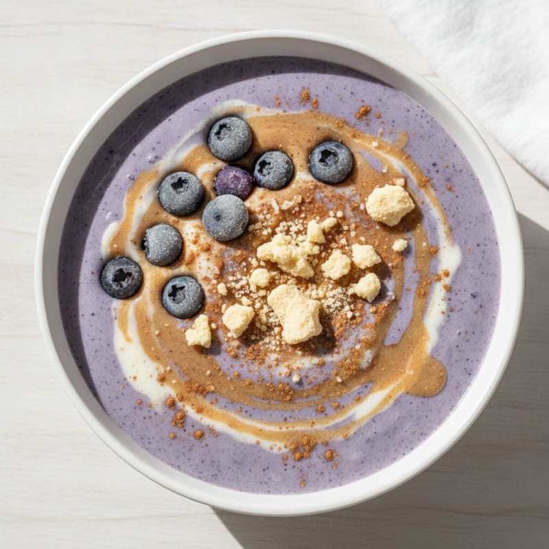 Blueberry Almond Protein Smoothie