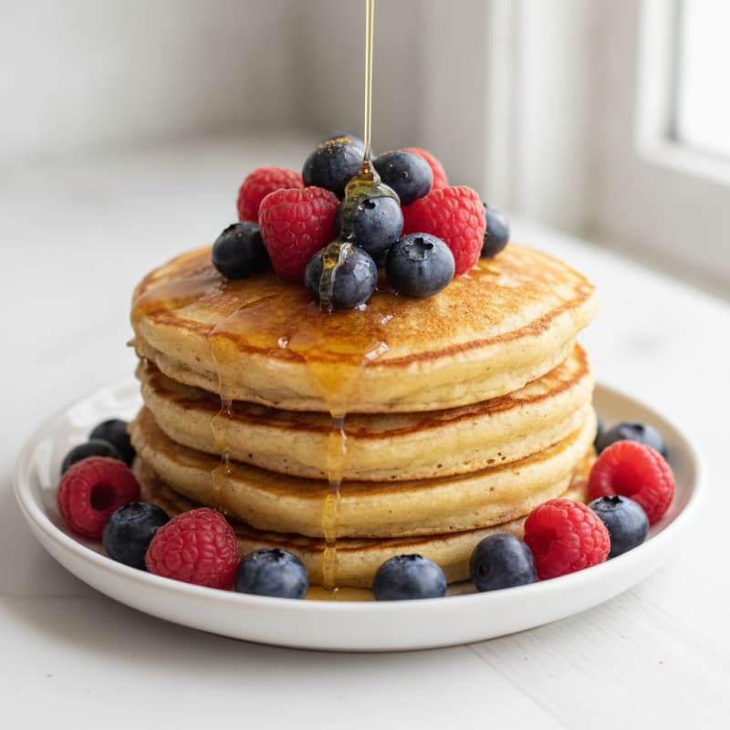 Sourdough Discard Protein Pancakes
