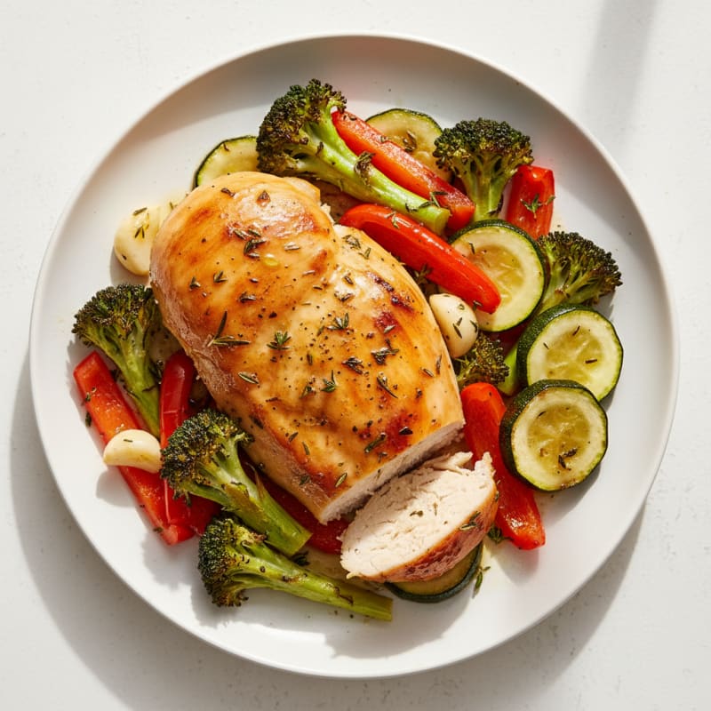 Lemon Herb Roasted Chicken and Vegetables