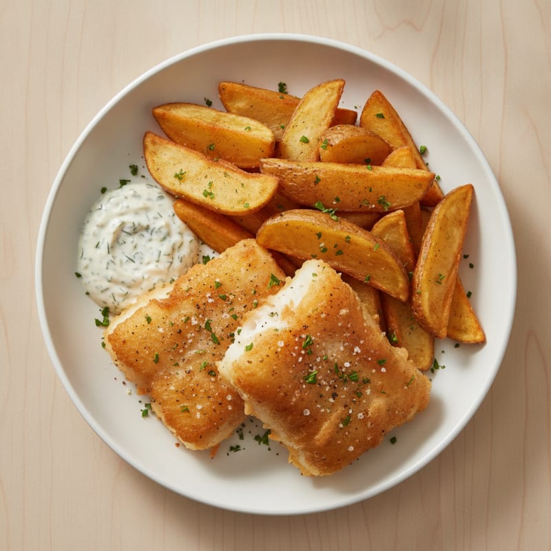 Beer-Battered Cod with Hand-Cut Chips