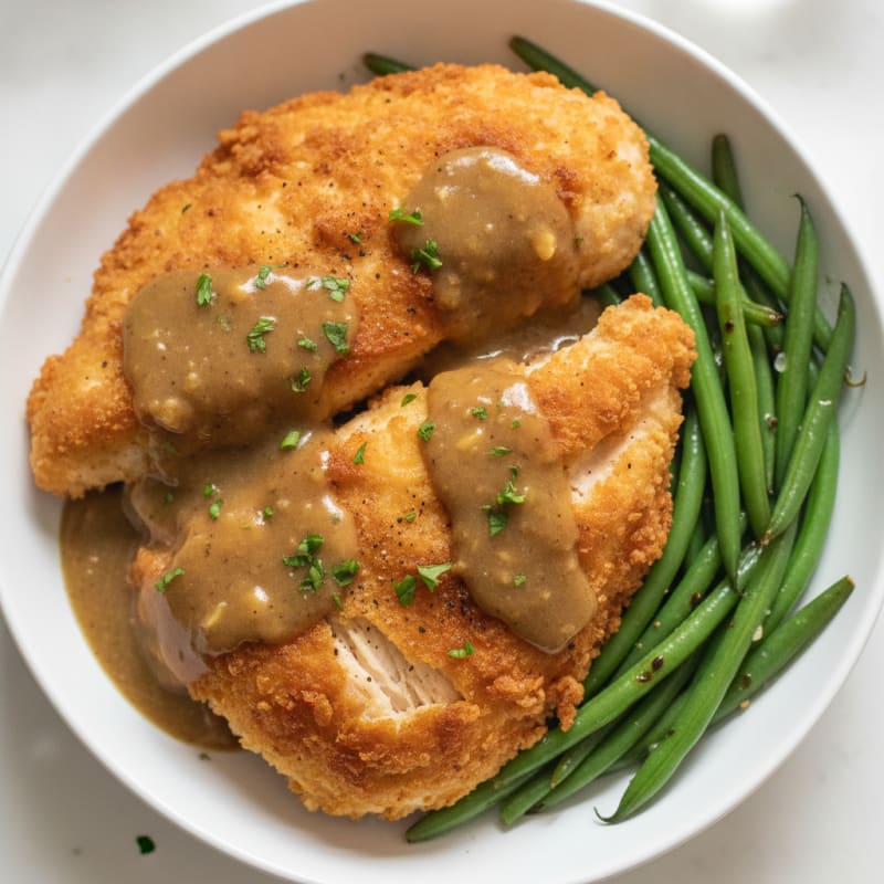 Classic Buttermilk Fried Chicken with Gravy