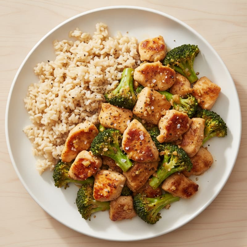 Garlic Chicken and Broccoli Stir-Fry