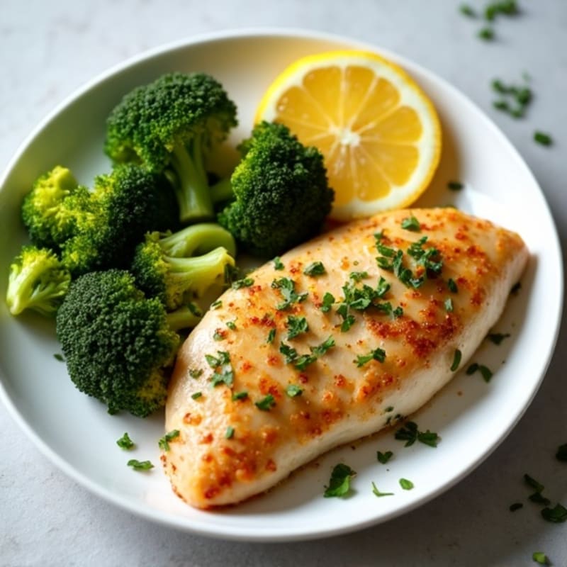 Sheet Pan Lemon Herb Chicken with Crispy Roasted Broccoli