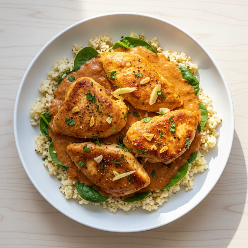 Creamy Spiced Tomato Chicken Masala