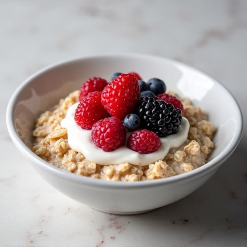 Protein-Packed Vanilla Berry Overnight Oats