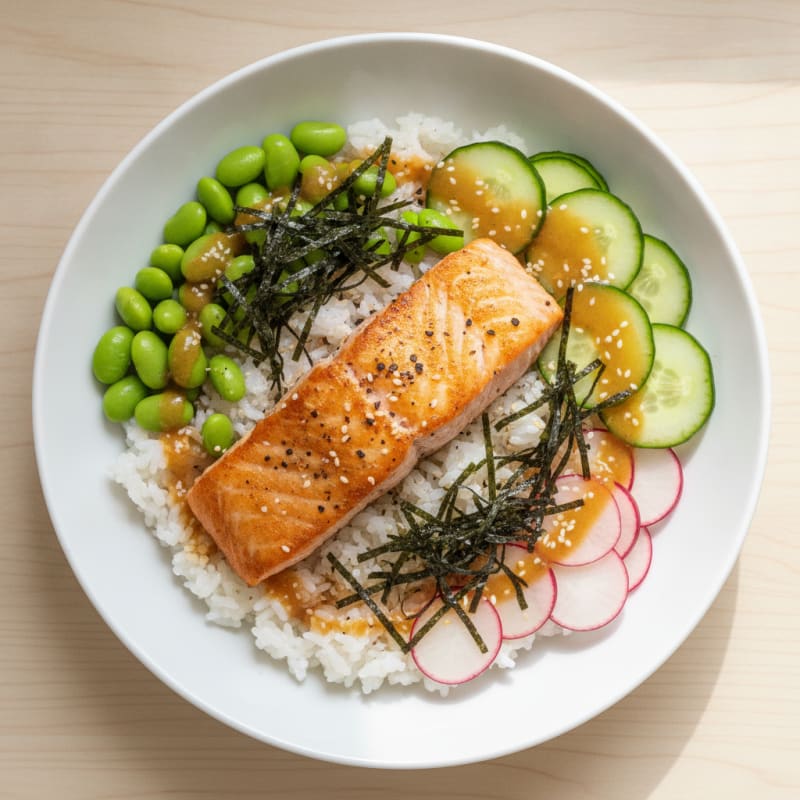 Salmon Sushi Rice Bowl
