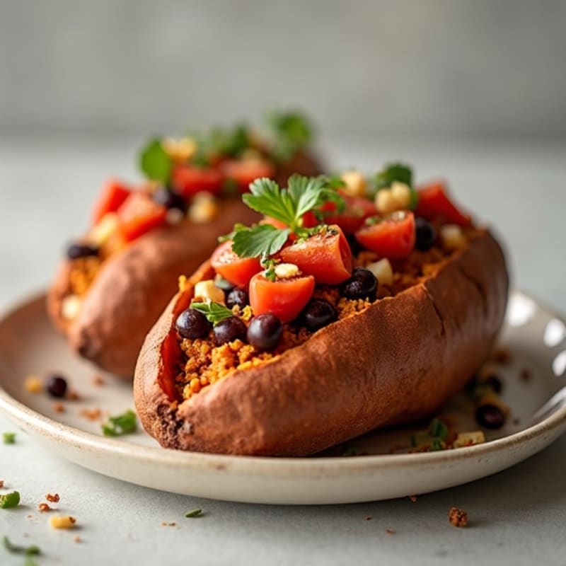 Lean Turkey Chili-Topped Sweet Potato Dogs