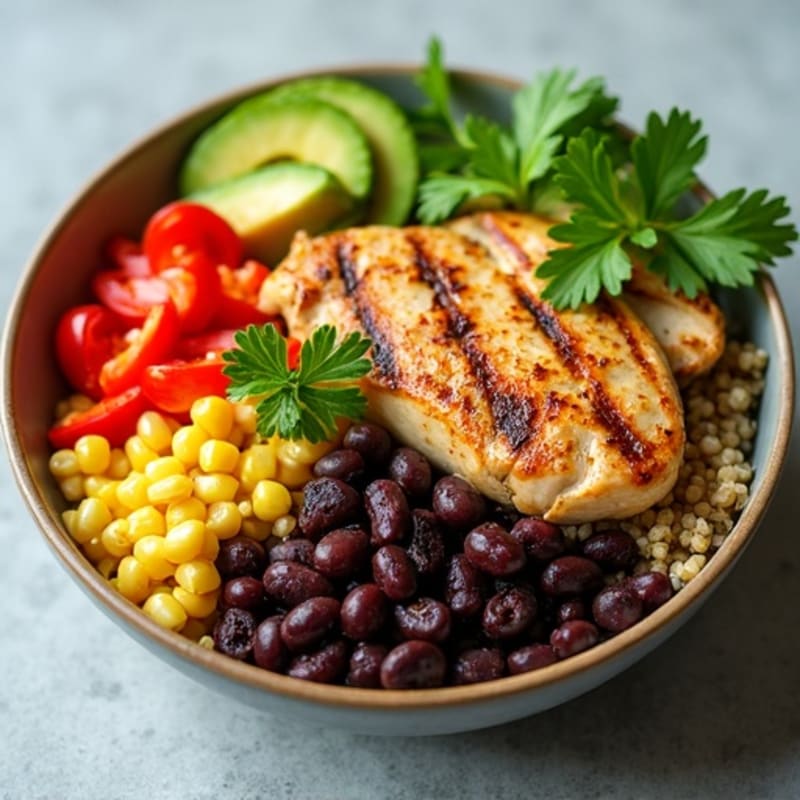 Zesty Lime Quinoa Black Bean Bowl