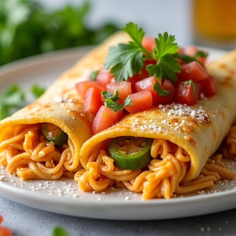 Green Chile Chicken Enchiladas with Fresh Salsa