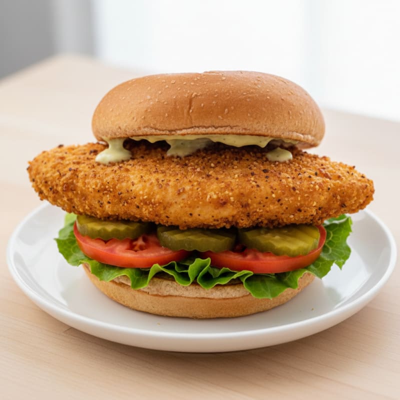 Crispy Buttermilk Fried Chicken Sandwich