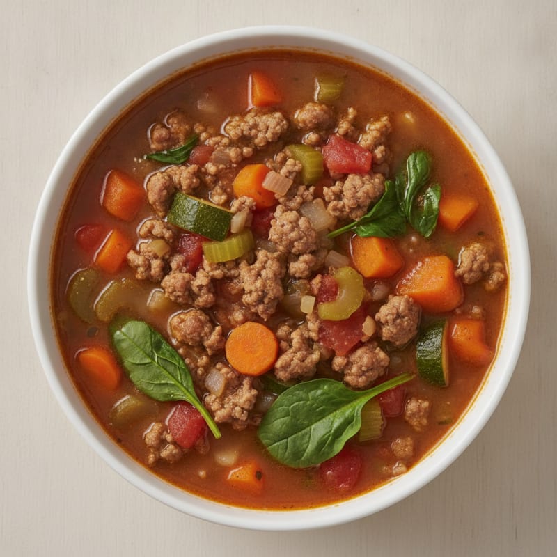Lean Beef and Vegetable Soup