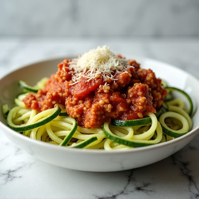 Protein-Packed Turkey and Zucchini Noodle Marinara