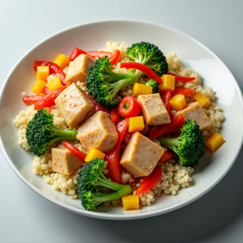 Cauliflower Rice Chicken Stir-Fry