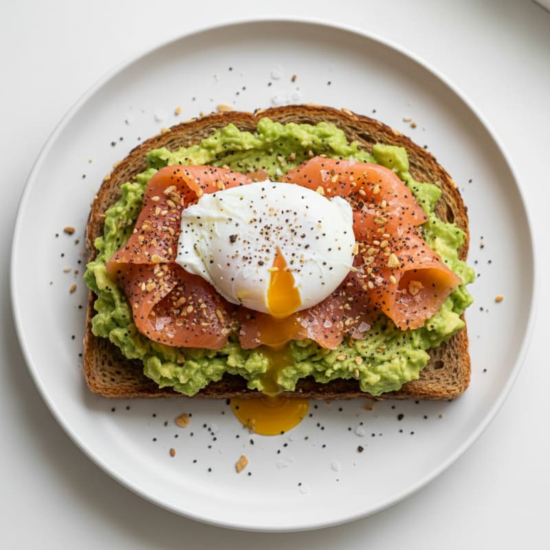 Avocado Toast with Everything Bagel Seasoning