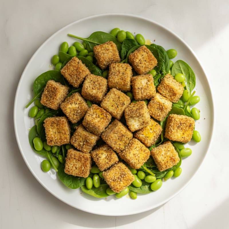 Garlic-Herb Baked Tofu