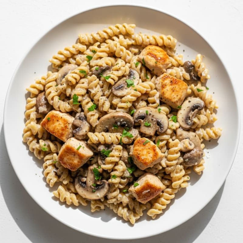Creamy Truffle Mushroom Pasta