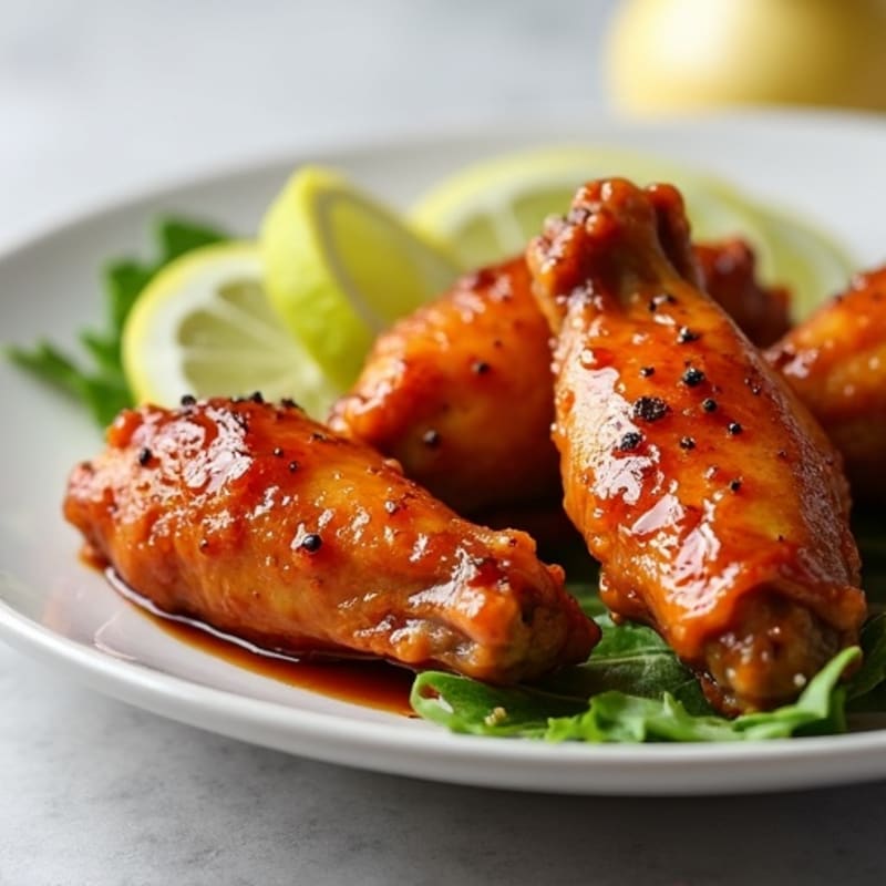 Crispy Baked Honey Garlic Chicken Wings